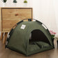 Portable Cat Tent Bed - Soft, Breathable Cave with Removable Non-Slip Pad