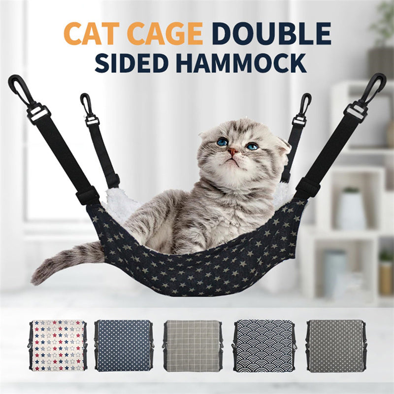 Durable Cozy Lamb Fleece Hanging Cat Bed