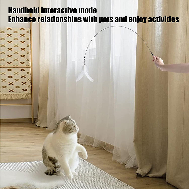 Detachable Wire Rod Cat Toy – Interactive Play Stick