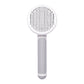 Self-Cleaning Cat Brush - Steel Wire Handheld Comb for Easy Hair Removal