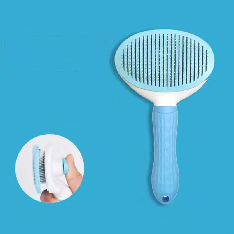 Floating Needle Pet Grooming Brush for Long-Haired Cats & Dogs Comb