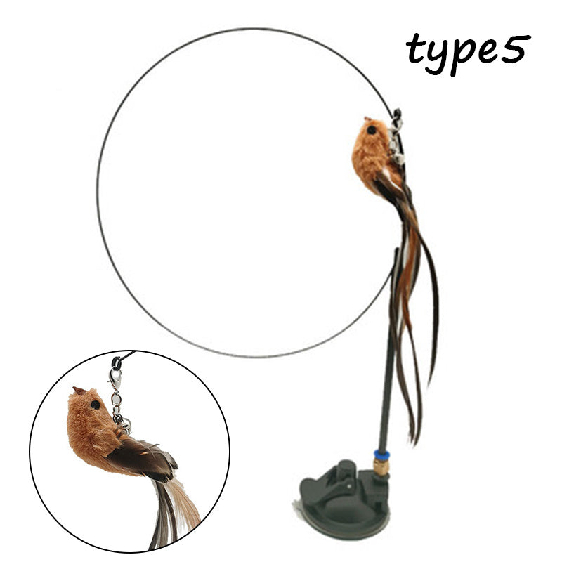 Detachable Wire Rod Cat Toy – Interactive Play Stick