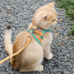 Adjustable Cat Harness With Leash Set Reflective Vest