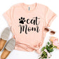 Cat Mom T-Shirt - Cute & Stylish Apparel for Cat Lovers