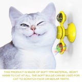 Rotating Cat Windmill Toy - Scratcher, Teeth Cleaner, Fun!